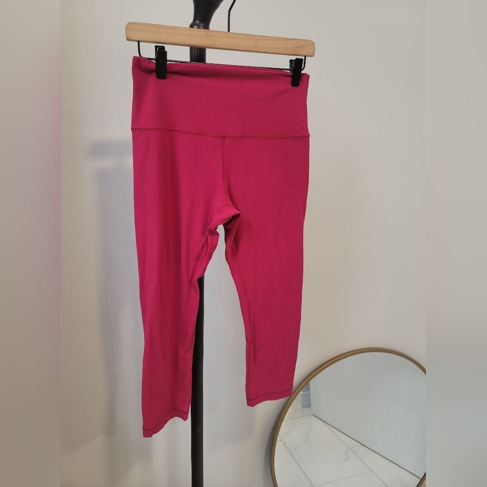 Lululemon Align Crop *21"Ruby Red (First Release)… - image 1